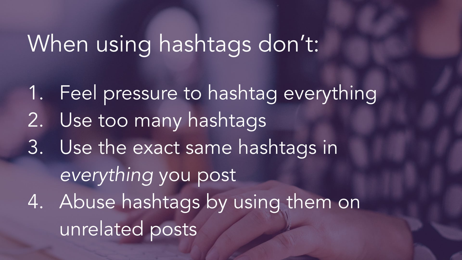 Find Appropriate Hashtags